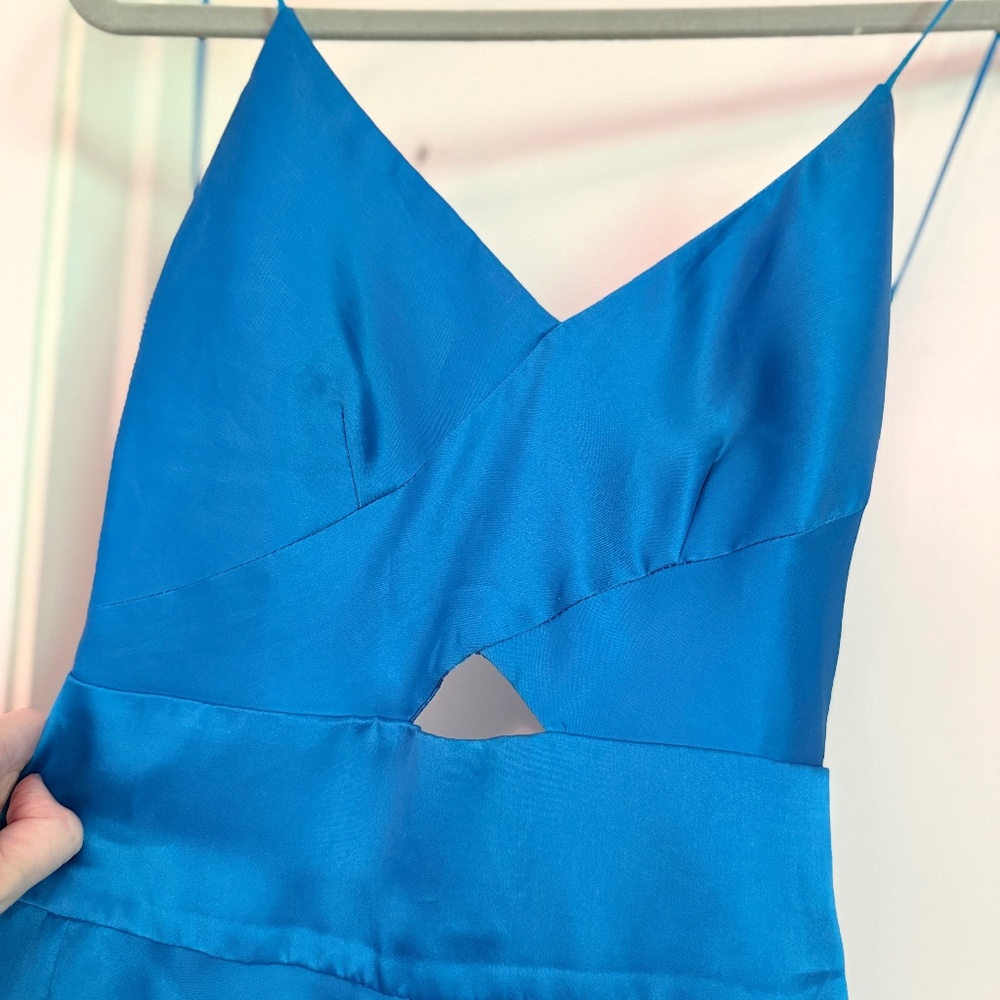 Milly teal formal gown! Worn 2x, dry cleaned.